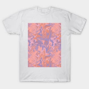 Material Girl Marble - Digital Paint Spill T-Shirt